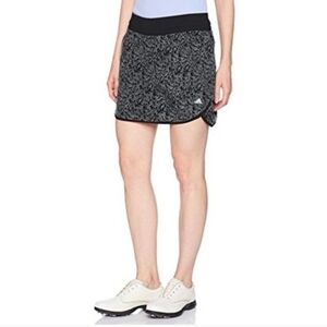 Adidas | Rangewear Golf Skort • Skirt | L Black & Gray Patterned | Tennis • Golf